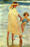 Joaquín Sorolla The Two Sisters 1909 Fine Art Print