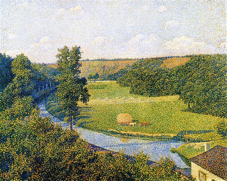 Theo van Rysselberghe The Valley of the Sambre 1890 Fine Art Print