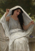 William-Adolphe Bouguereau The Veil 1898 Fine Art Print