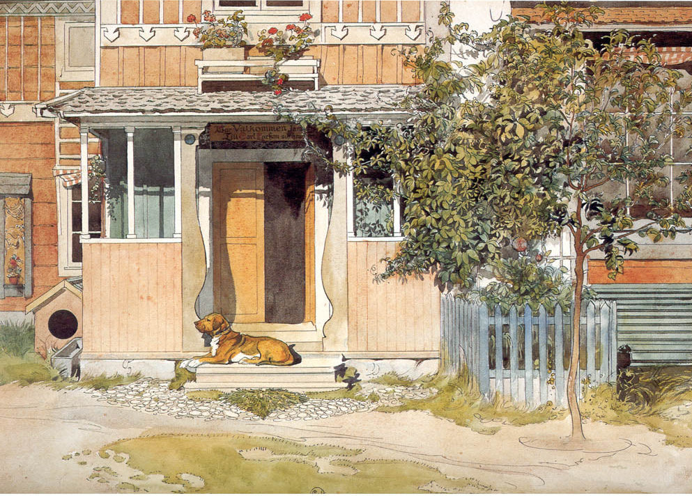 Carl Larsson The Verandah 1895 Fine Art Print