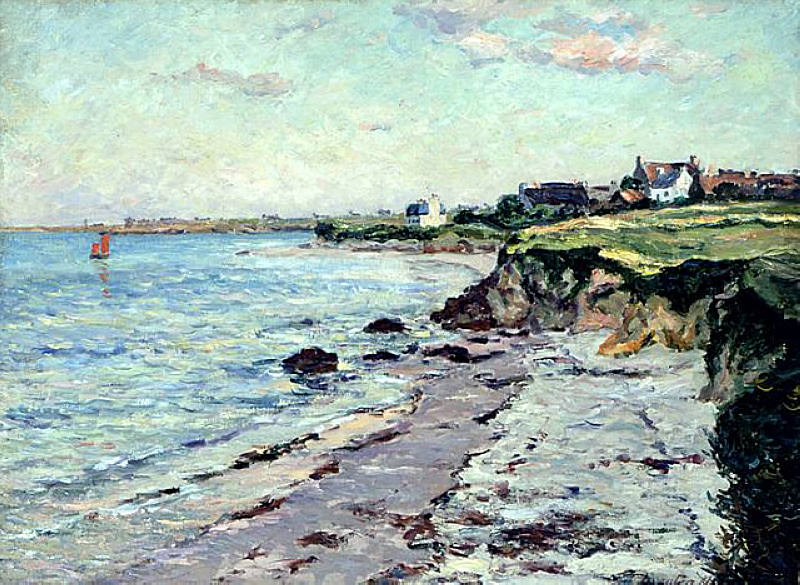 Maxime Maufra The Village of Kerhostin 1911 Fine Art Print