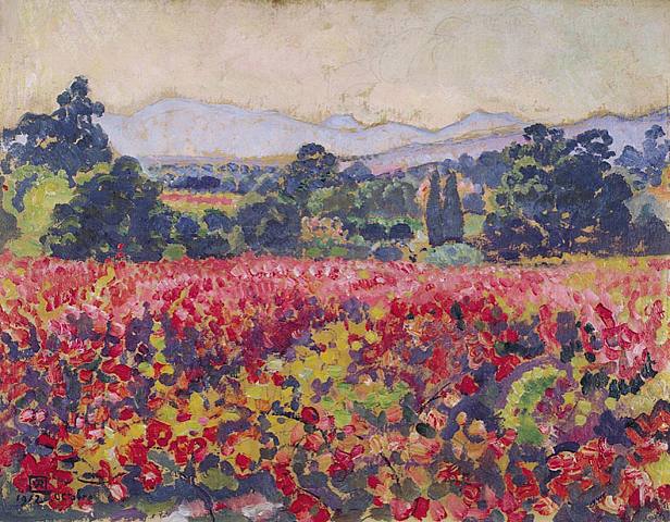 Theo van Rysselberghe The Vines in Saint Clair 1912 Fine Art Print