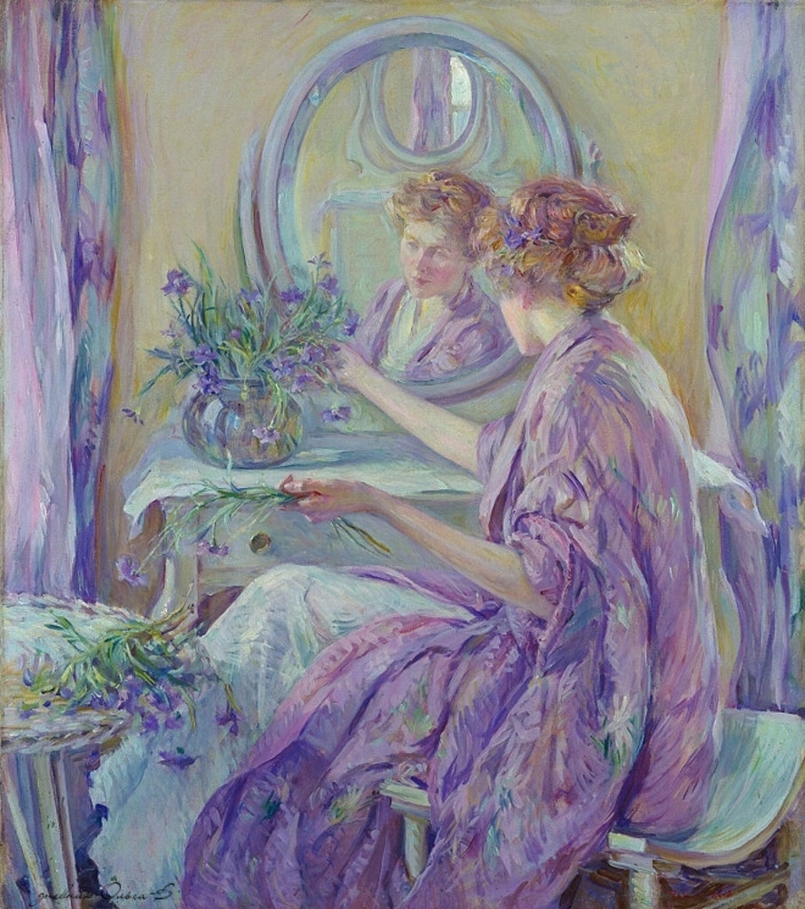 Robert Lewis Reid The Violet Kimono 1911 Fine Art Print