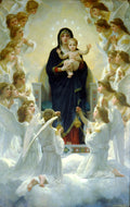 William-Adolphe Bouguereau Regina Angelorum 1900  Fine Art Print