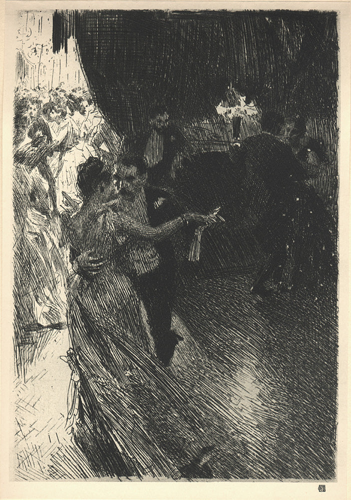 Anders Zorn The Waltz 1891 Fine Art Print