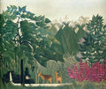 Henri Rousseau The Waterfall 1910 Fine Art Print