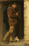 Briton Riviere The Welcome 1887 Fine Art Print