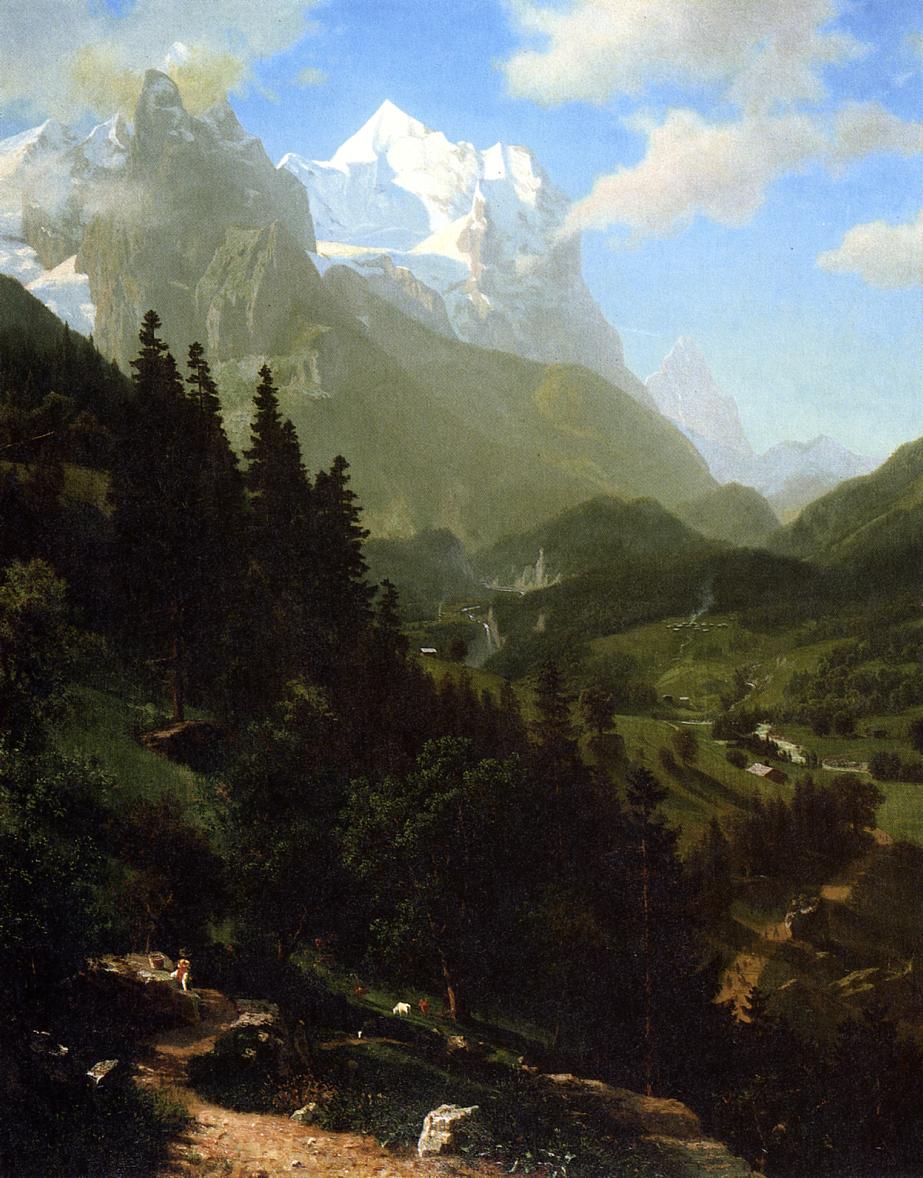 Albert Bierstadt The Wetterhorn 1857 Fine Art Print