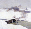 Willard Metcalf The White Mantle 1906 Fine Art Print