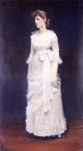 William Merritt Chase The White Rose, aka Miss Jessup 1886 Fine Art Print
