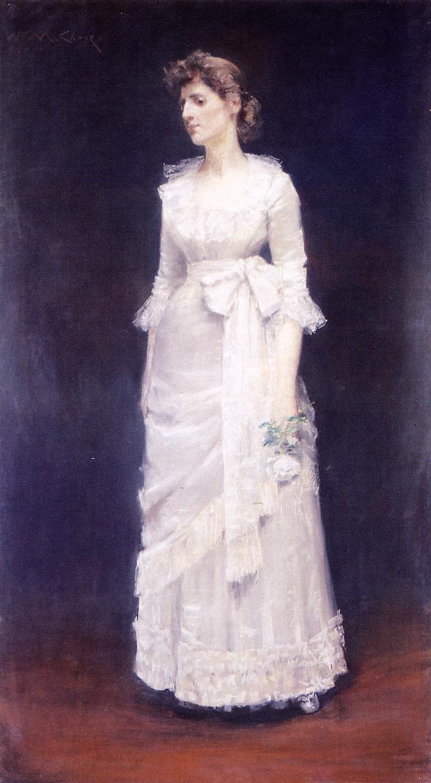 William Merritt Chase The White Rose, aka Miss Jessup 1886 Fine Art Print