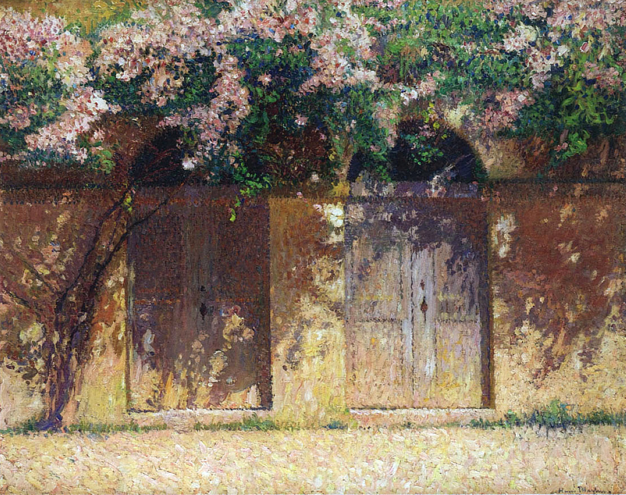 Henri Martin The Wisteria 1915 Fine Art Print