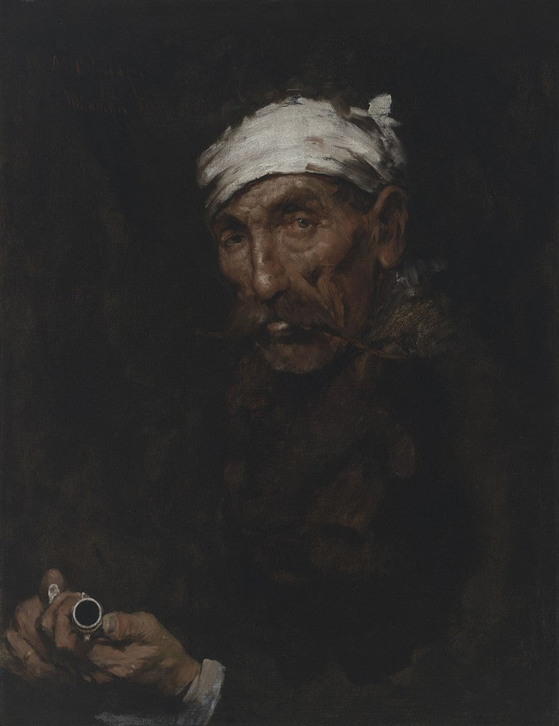 William Merritt Chase The Wounded Poacher (The Veteran) 1878 Fine Art Print