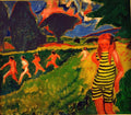 Max Pechstein The Yellow and Black Jersey 1909 Fine Art Print