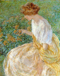 Robert Lewis Reid The Yellow Flower 1908 Fine Art Print
