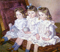 Theo van Rysselberghe Thomas Braun's Three Daughters 1904 Fine Art Print