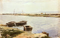 Joaquín Sorolla Three Boats By A Shore 1899 Fine Art Print