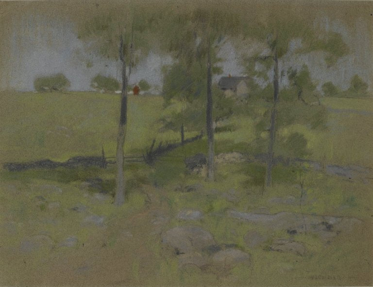 John Henry Twachtman Three Trees 1895 Fine Art Print
