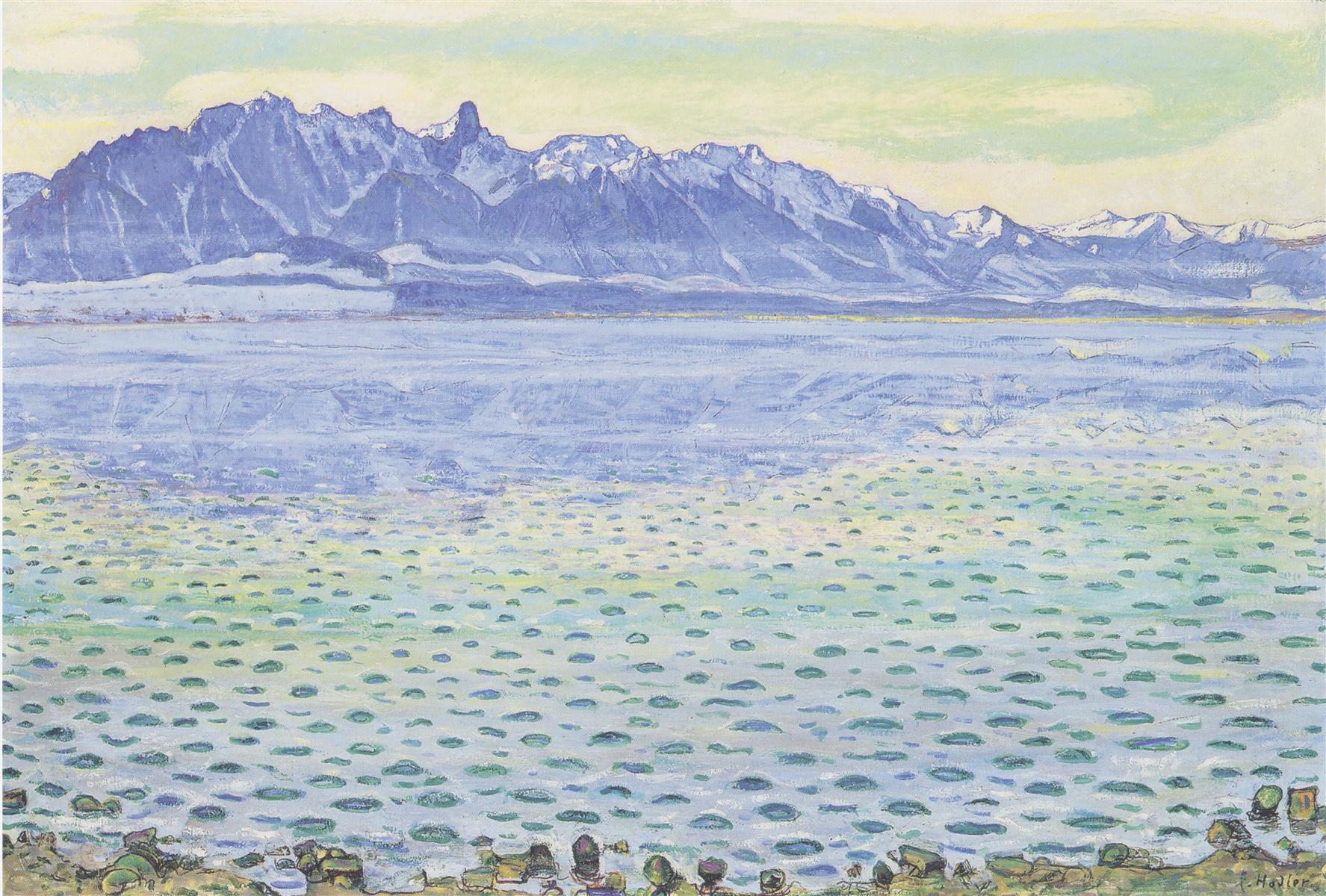 Ferdinand Hodler Thun, Stockhornkette 1904 Fine Art Print