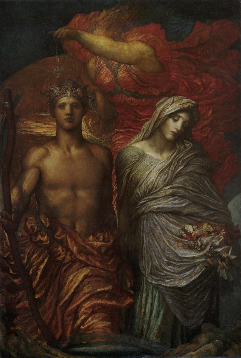 George Frederick Watts Time, Death and Judgement 1870-1886 Fine Art Print