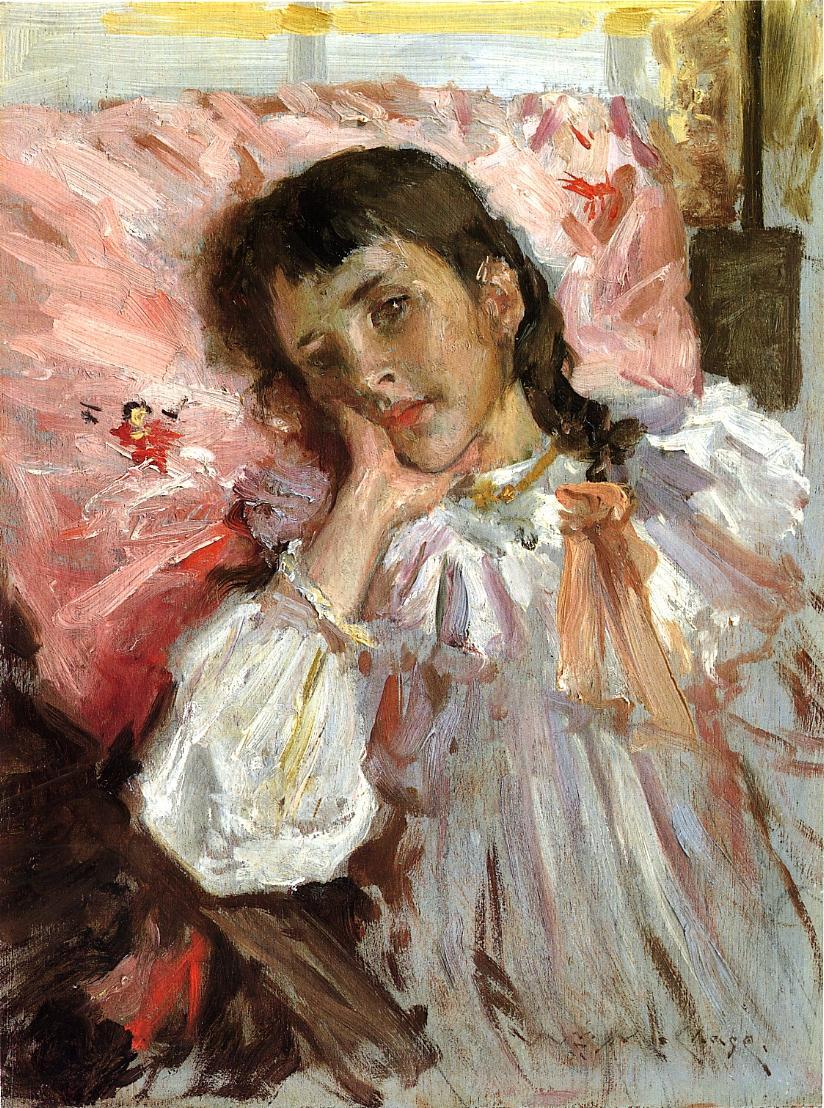 William Merritt Chase Tired, aka Portrait of the Artist's Daughter 1894 Fine Art Print