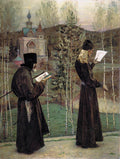 Mikhail Nesterov To Blagovest 1895 Fine Art Print