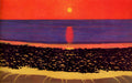 Felix Vallotton To lay down sun with Villerville 1917 Fine Art Print