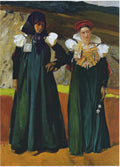 Joaquín Sorolla Traditional Dress from the Anso Valley 1914 Fine Art Print