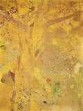 Odilon Redon Tree Against a Yellow Background 1901 Fine Art Print