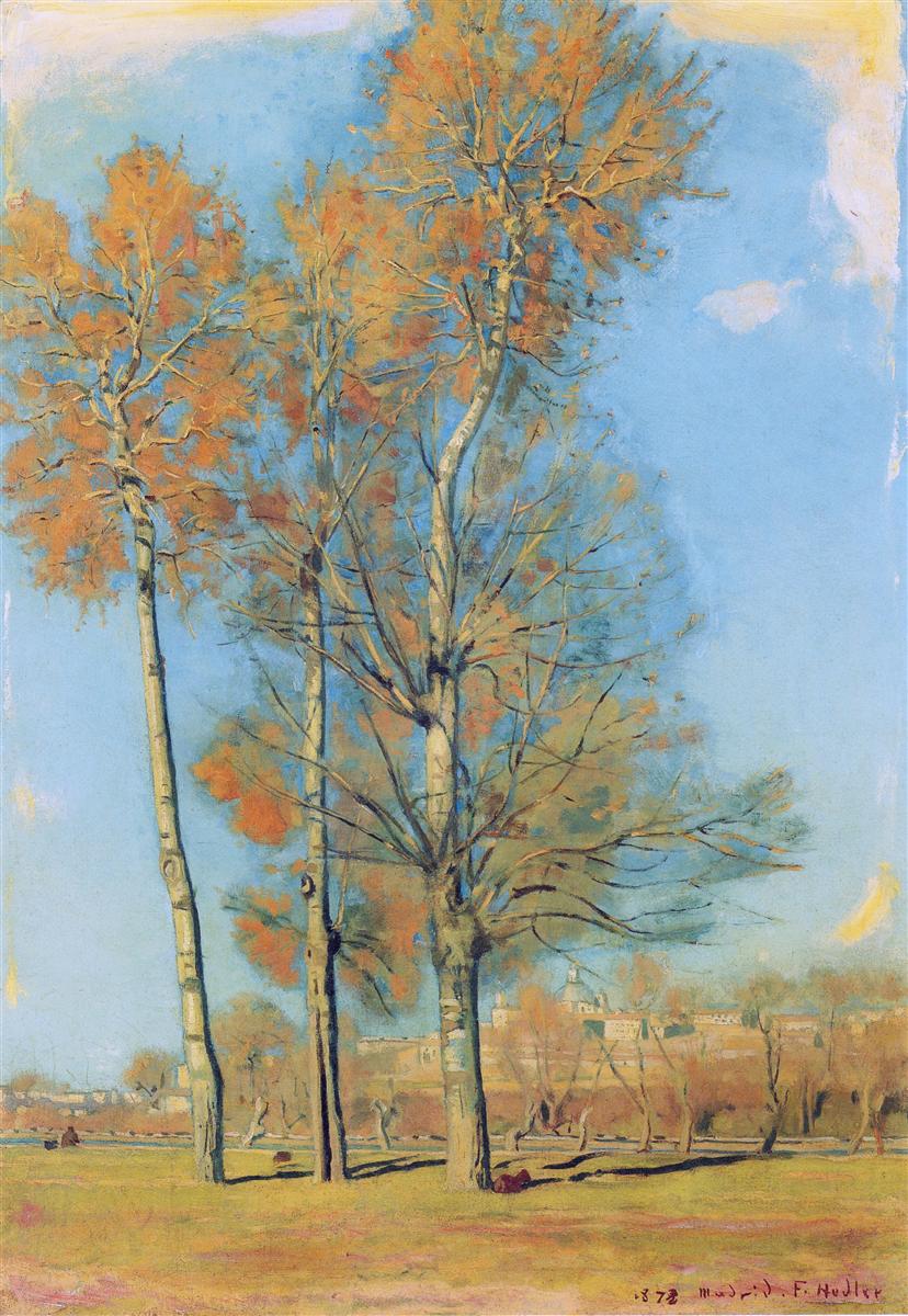 Ferdinand Hodler Tree on the Lake of Brienz near Bödeli 1906 Fine Art Print