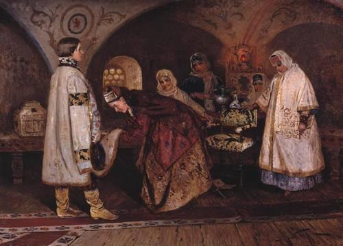 Mikhail Nesterov Tsar Alexei Mikhailovich 1887 Fine Art Print