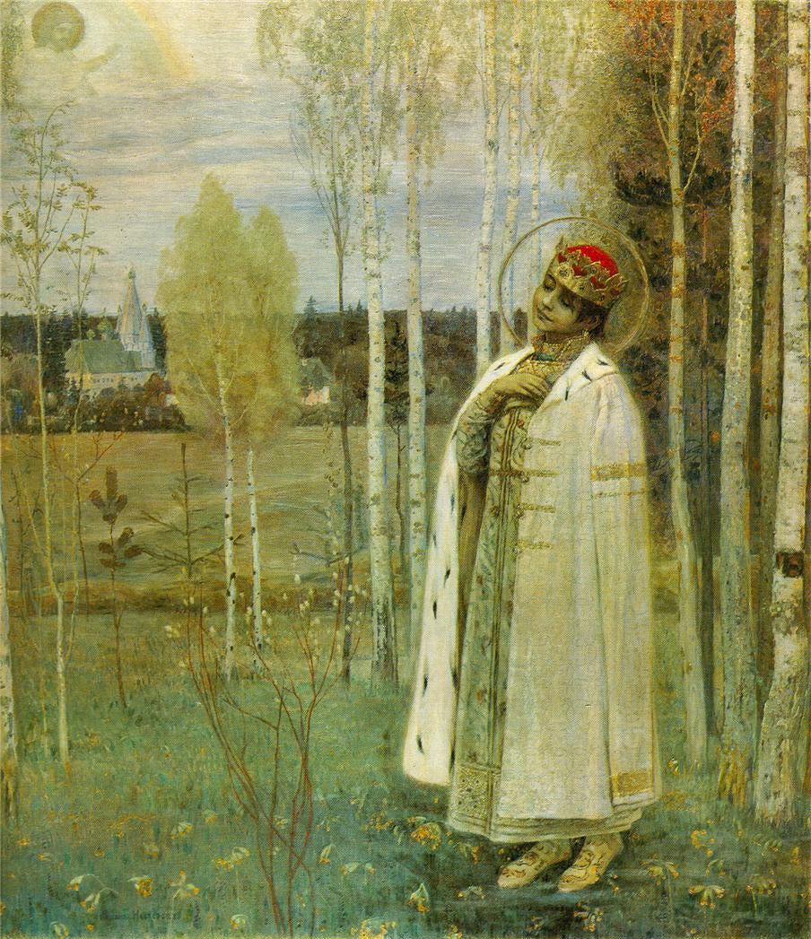 Mikhail Nesterov Tsarevich Dimitry 1899 Fine Art Print