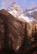 Albert Bierstadt Canadian Rockies, Asulkan Glacier 1889 Fine Art Print