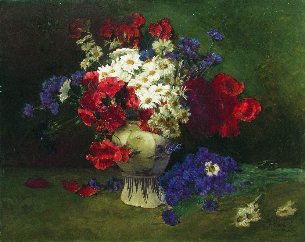Konstantin Makovsky Flowers 2 1884 Fine Art Print