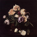 Henri Fantin-Latour Roses in a Basket on a Table 1876 Fine Art Print