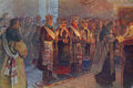 Nikolay Bogdanov Belsky The Wedding 1904 Fine Art Print