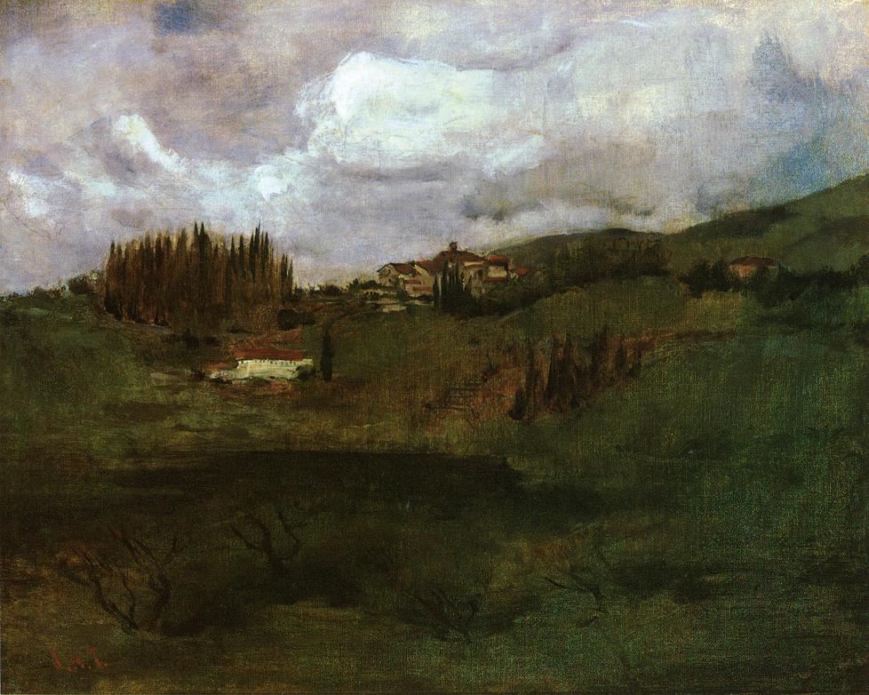 John Henry Twachtman Tuscan Landscape 1882 Fine Art Print