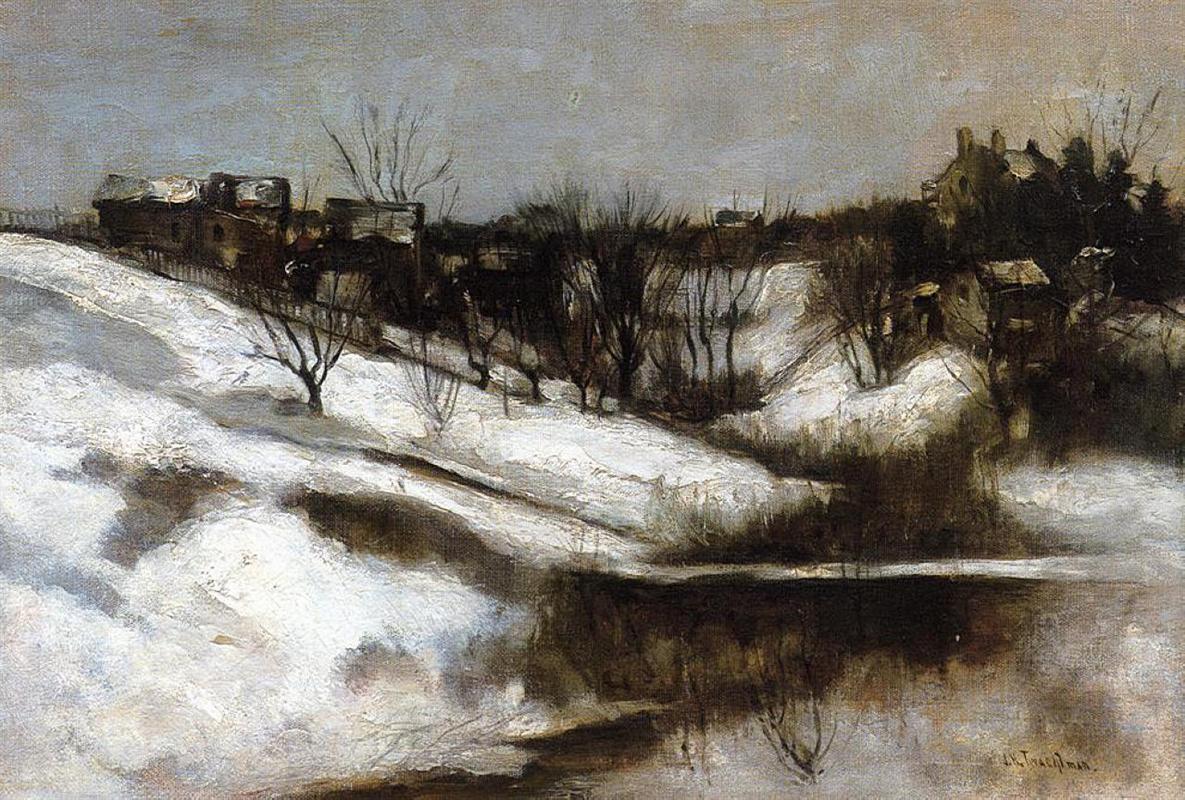 John Henry Twachtman Twachtman's Home, Avondale, Ohio 1882 Fine Art Print