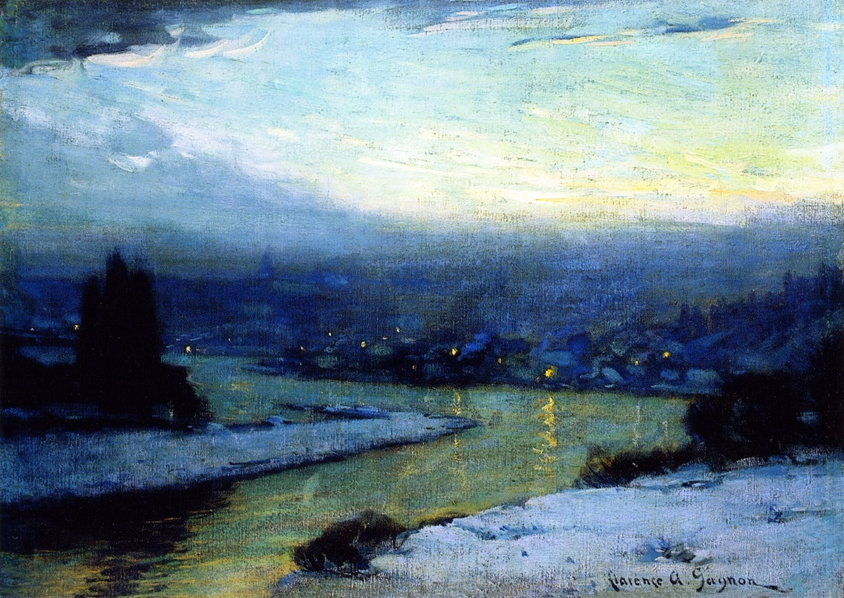 Clarence Gagnon Twilight 1913 Fine Art Print
