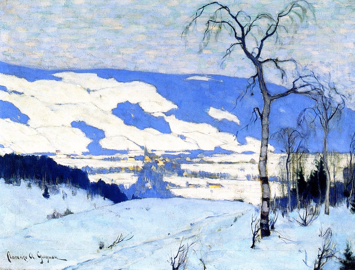 Clarence Gagnon Twilight, Baie-Saint-Paul 1924 Fine Art Print
