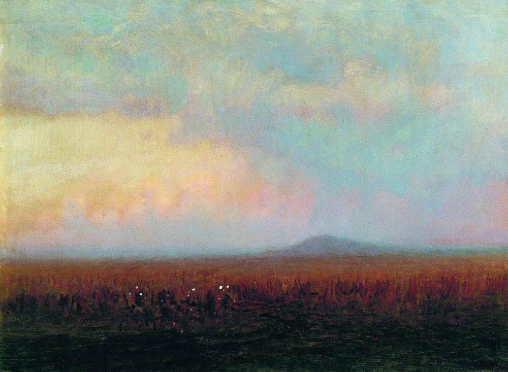 Arkhyp Kuindzhi Twilight in the Steppe 1895 Fine Art Print