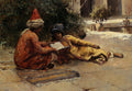 Edwin Lord Weeks Two Arabs Reading 1884 Fine Art Print