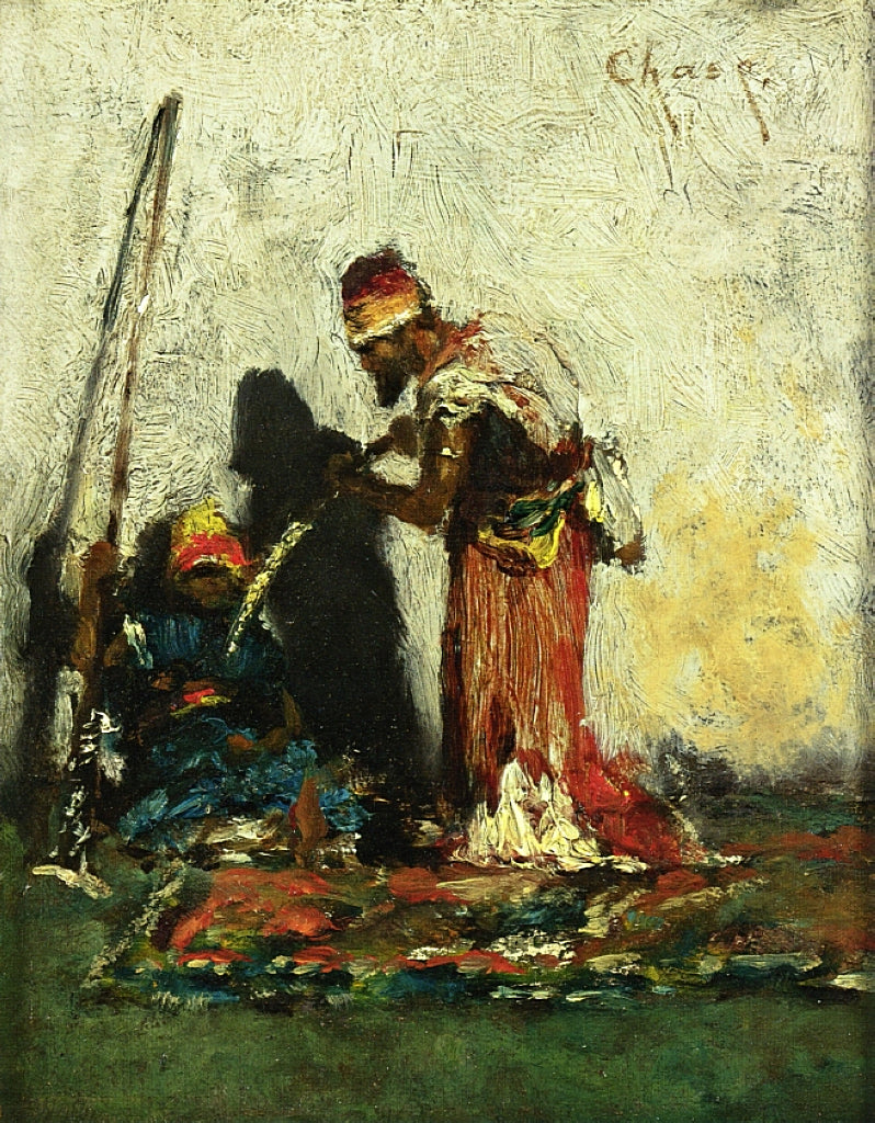 William Merritt Chase Two Arabs 1881 Fine Art Print