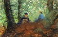 Robert Henri Two Girls in the Woods 1887 Fine Art Print