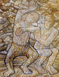 Pavel Filonov Two Men 1938 Fine Art Print