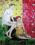 Ilya Mashkov Two Nudes 1908 Fine Art Print