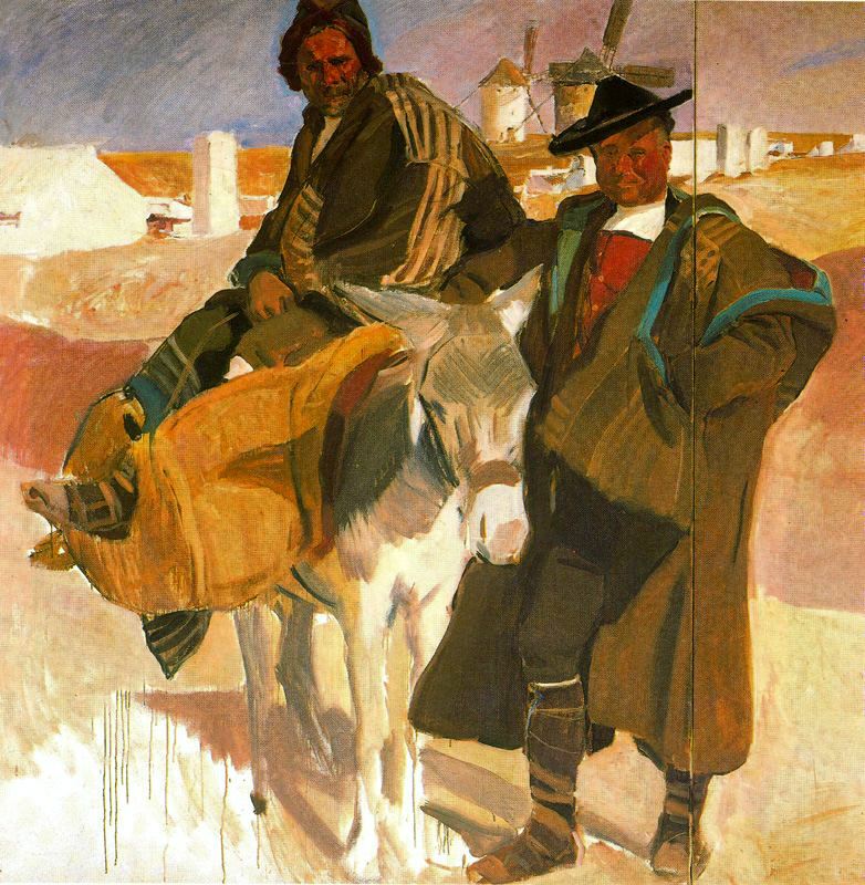 Joaquín Sorolla Types of La Mancha 1912 Fine Art Print