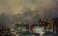Andreas Achenbach Ufer des Zugefrorenes Meeres 1839 Fine Art Print