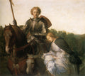 George Frederick Watts Una and the Red Cross Knight 1860 Fine Art Print