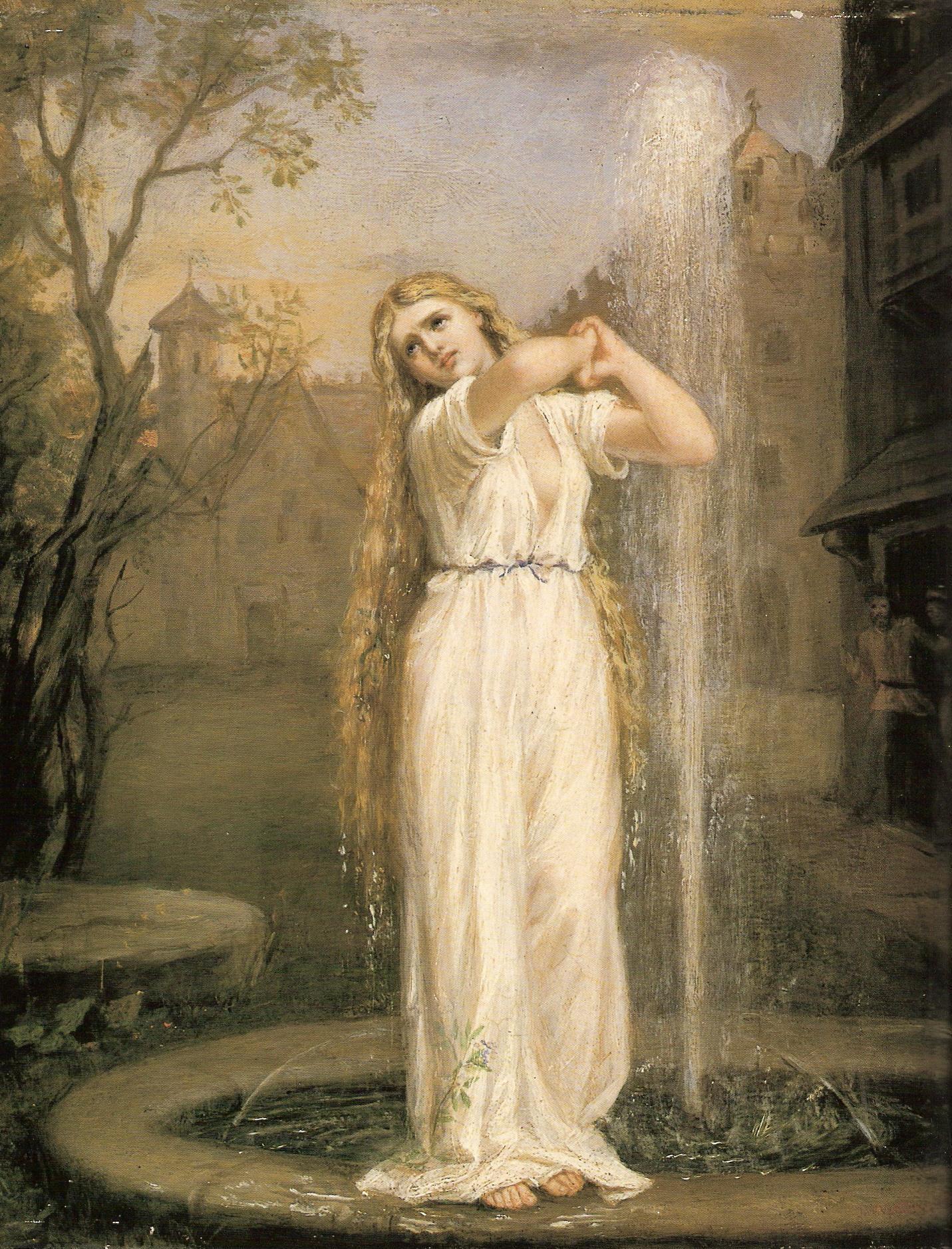 John William Waterhouse Undine 1872 Fine Art Print